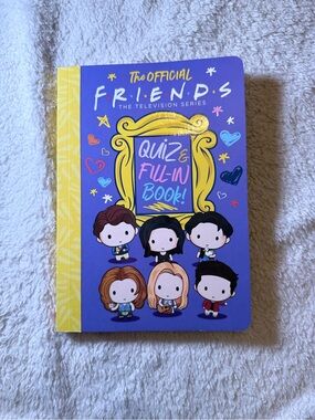 FRIENDS Purple & Yellow Quiz & Fill-In Book